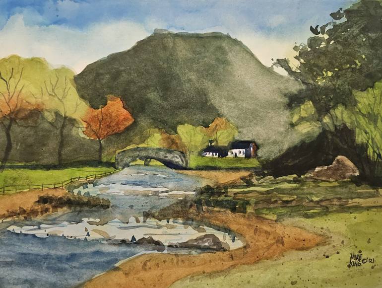 Franklin North Carolina Painting by Mike King | Saatchi Art India