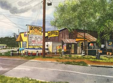 Original Architecture Paintings by Mike King