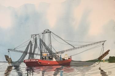 Original Realism Boat Paintings by Mike King