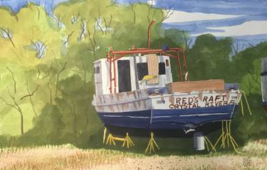 Original Boat Paintings by Mike King