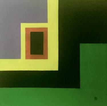 Original Abstract Geometric Paintings by Mike King