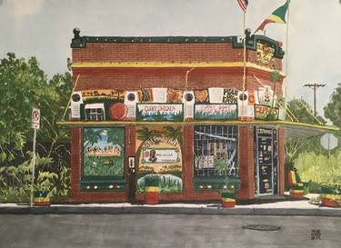 Original Realism Architecture Paintings by Mike King