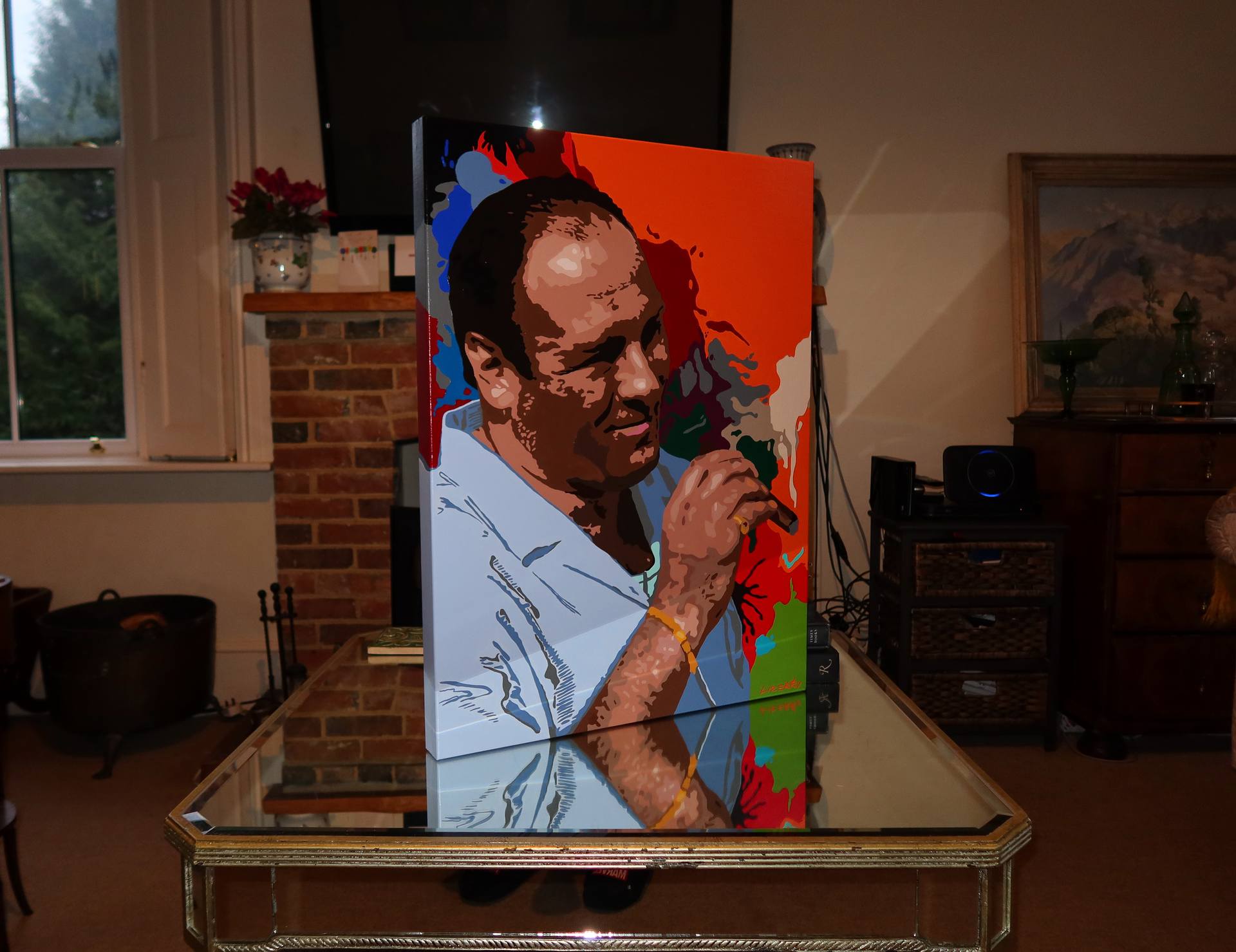 TONY SOPRANO Painting by Lizerry Art | Saatchi Art