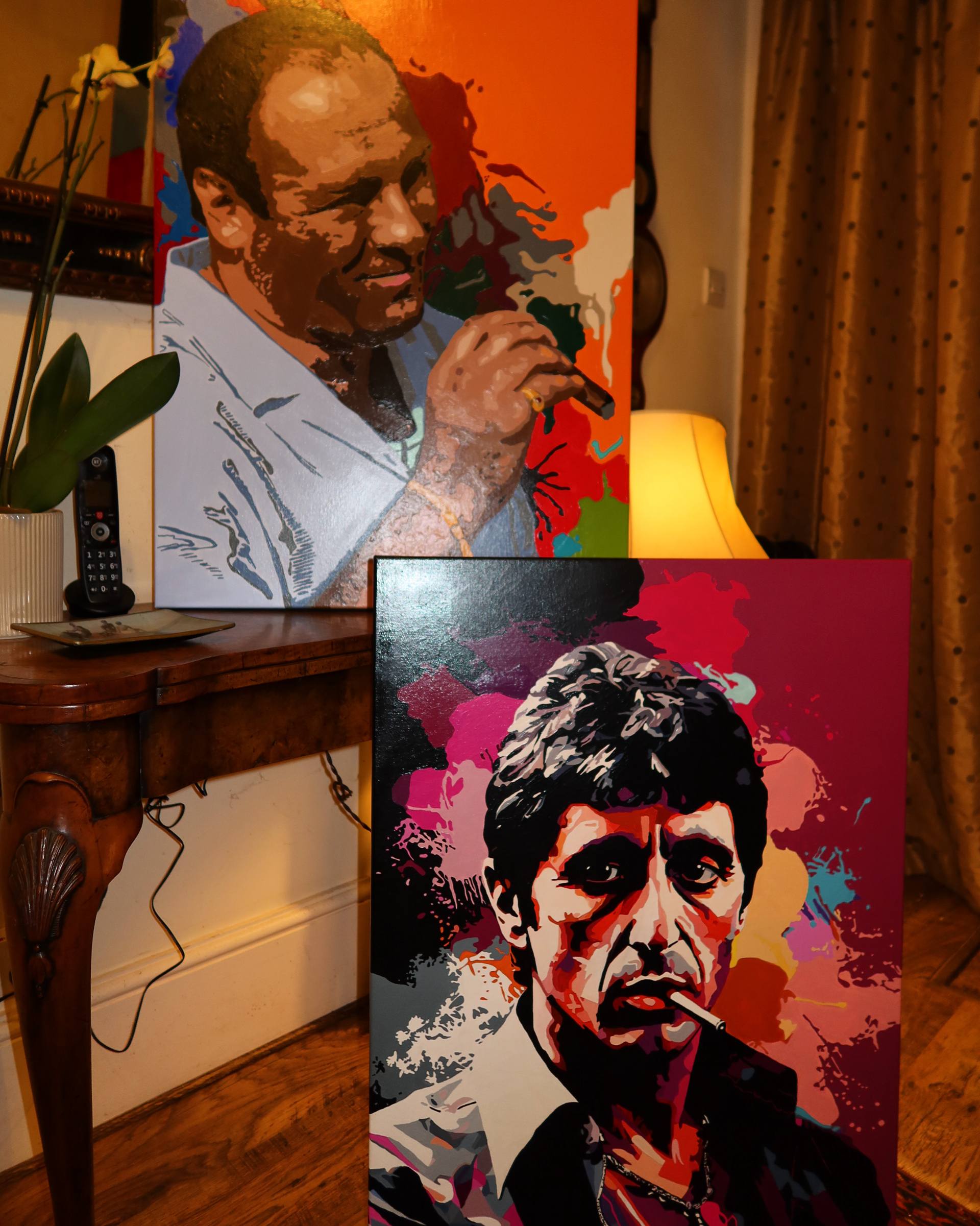 TONY SOPRANO Painting by Lizerry Art | Saatchi Art