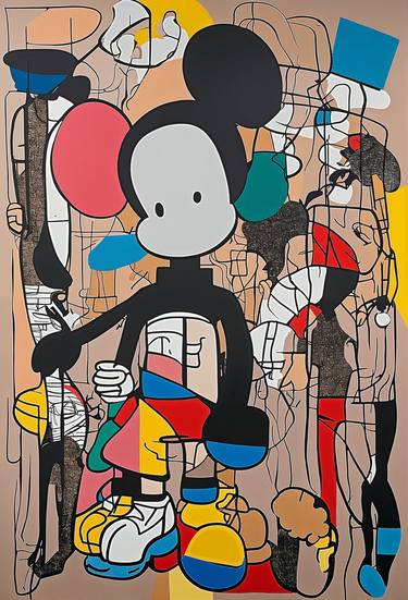 Original Abstract Comics Digital by George Rosaly