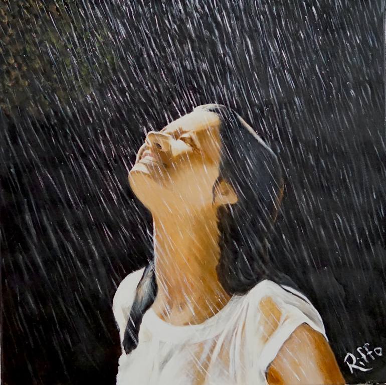 Original Expressionism Pop Culture/Celebrity Painting by Riffat Chughtai