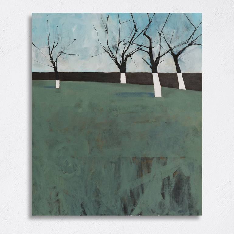 Original Abstract Landscape Painting by Krzysiek Cyper