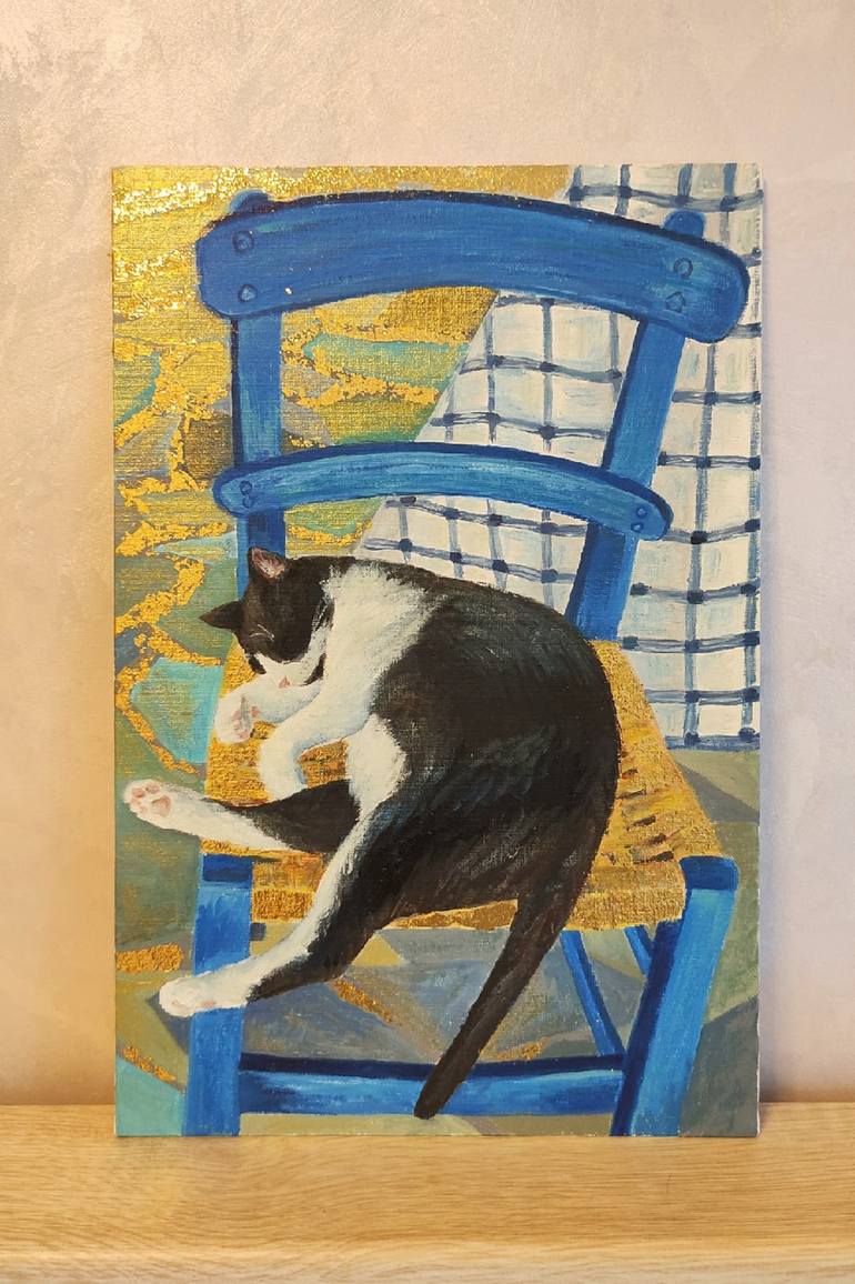 Original Realism Animal Painting by Marina Sonygina