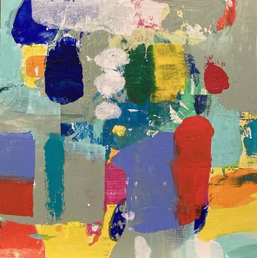 Original Fine Art Abstract Paintings by Laurie Jiobu