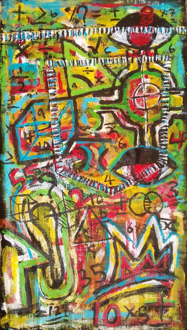 Original Abstract Expressionism Abstract Paintings by Kingsley Nwangborogwu