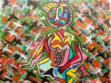 Original Abstract Expressionism Abstract Paintings by Kingsley Nwangborogwu