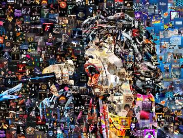Mick Jagger (Rolling Stones) Digital Collage Print thumb