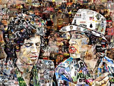 Mick Jagger and Keith Richards (Rolling Stones) Digital Collage thumb