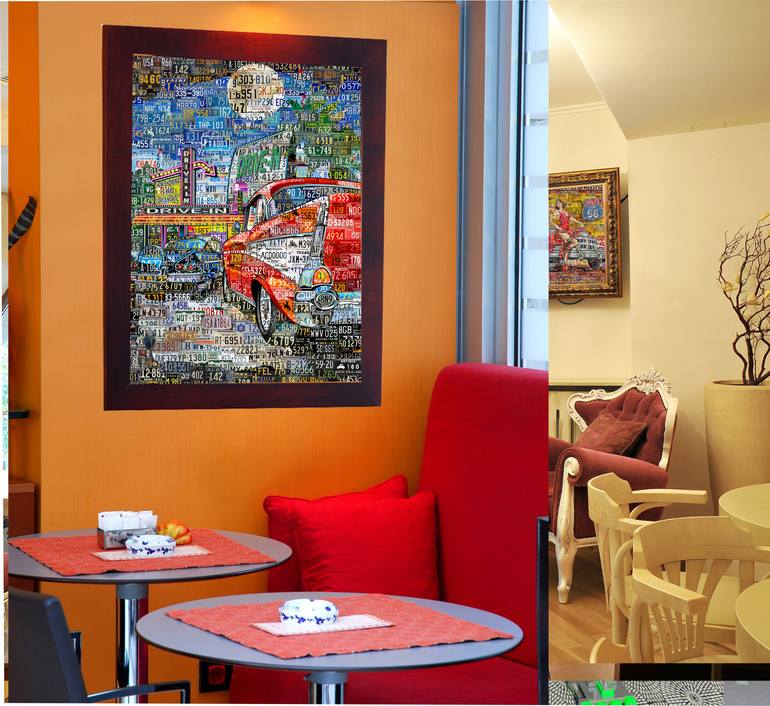 Original Expressionism Car Digital by Alex Loskutov