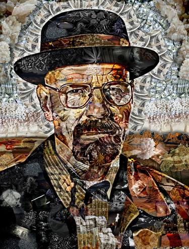 Walter White (Breaking Bad) Art Collage Poster Print thumb