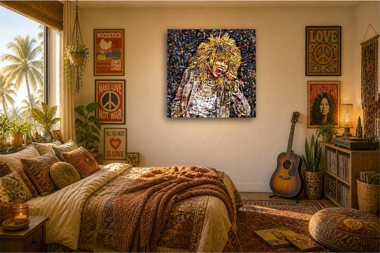 Original Expressionism Music Collage by Alex Loskutov