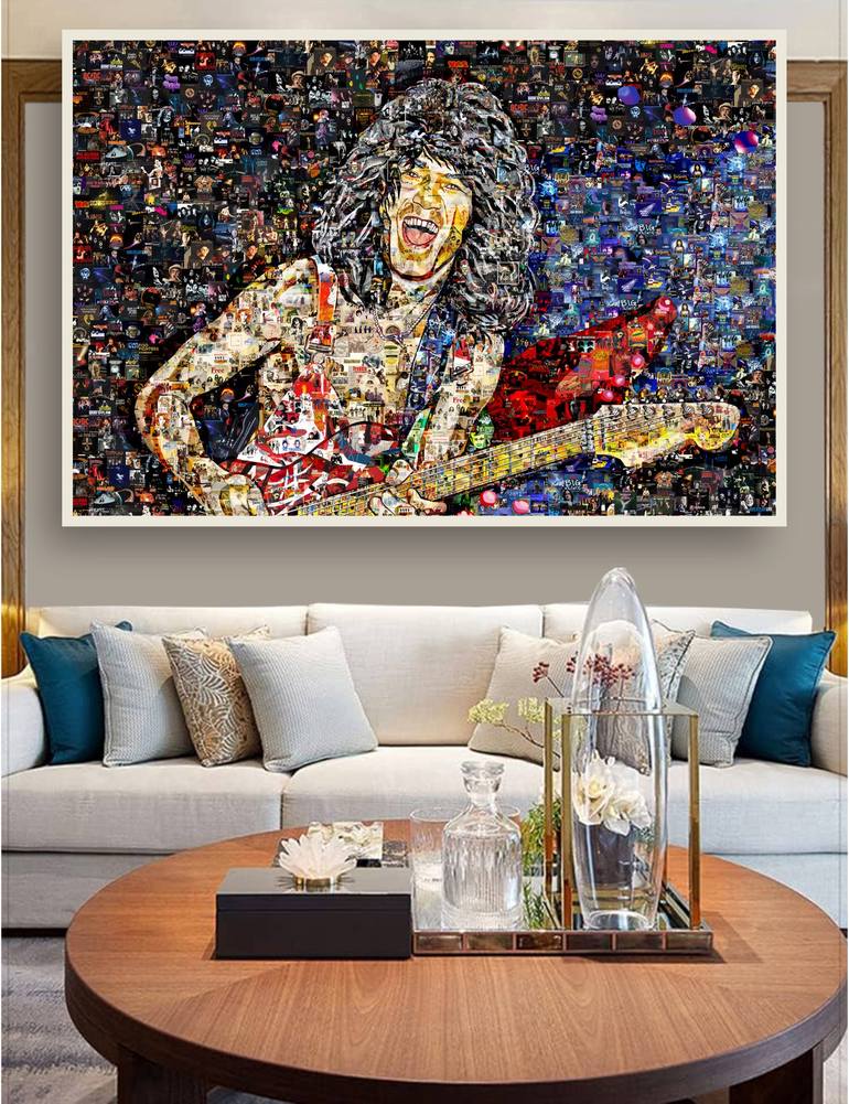 Original Expressionism Music Collage by Alex Loskutov