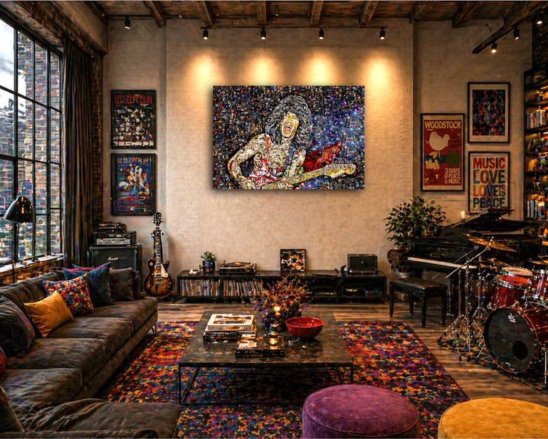 Original Expressionism Music Collage by Alex Loskutov