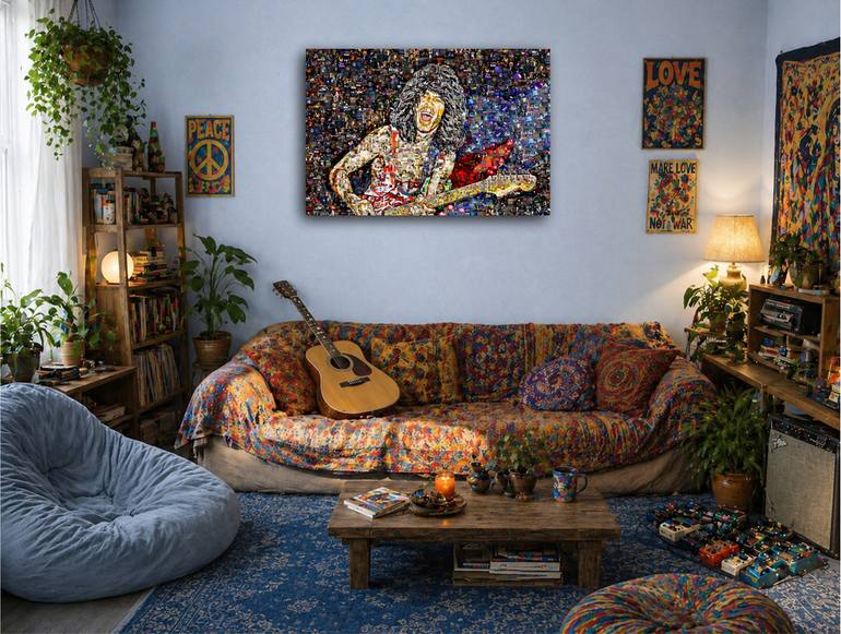 Original Expressionism Music Collage by Alex Loskutov