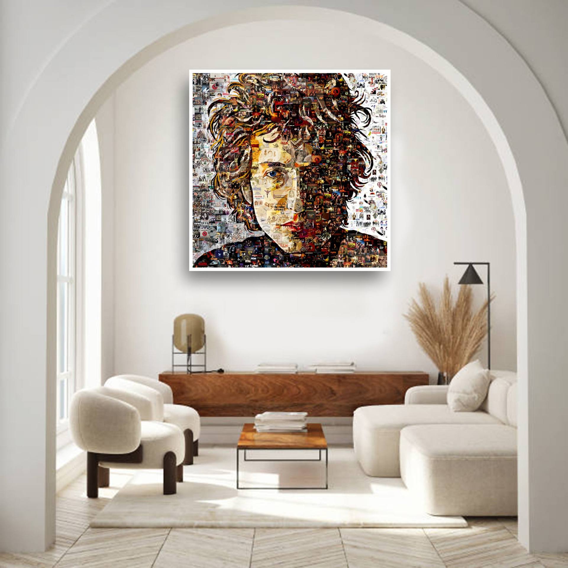 Vintage Bob Dylan Collage selling Wall Set Unique Hipster Decor Arrangement for Folk Music Lover with Eclectic Ephemera