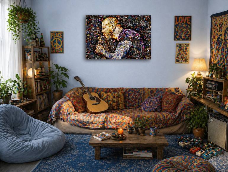 Original Expressionism Music Collage by Alex Loskutov