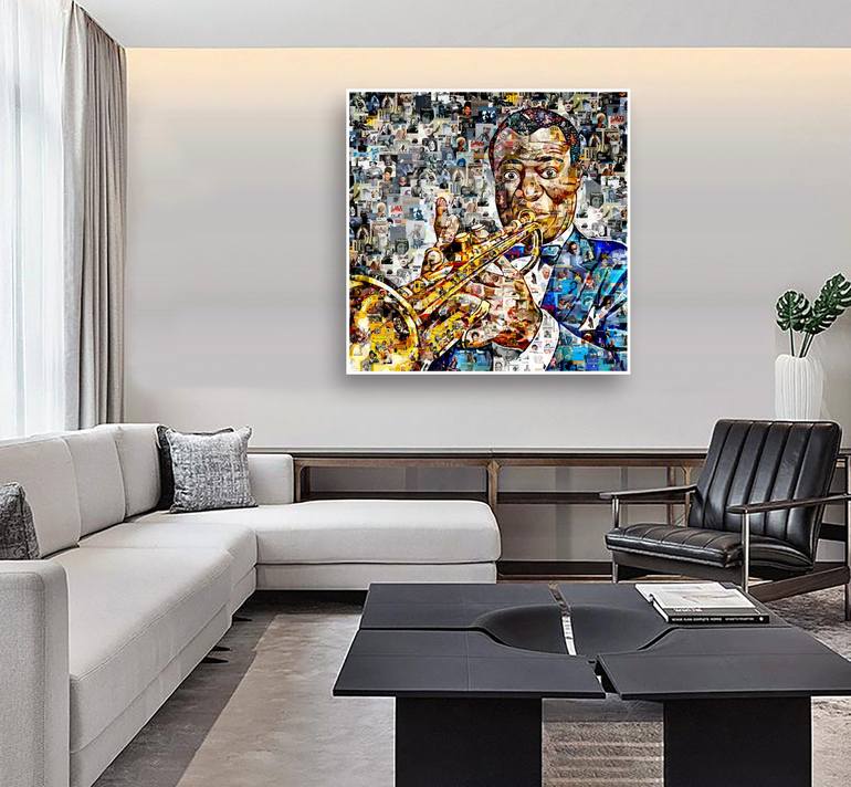 Original Expressionism Music Collage by Alex Loskutov