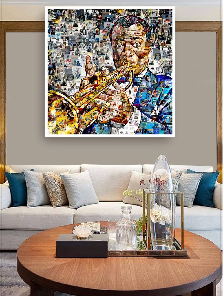 Original Expressionism Music Collage by Alex Loskutov