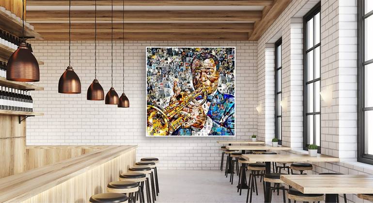 Original Expressionism Music Collage by Alex Loskutov