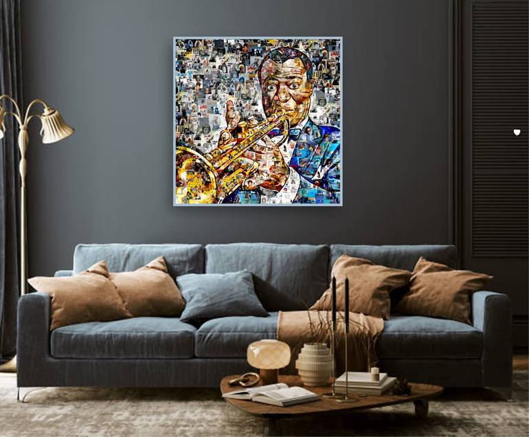 Original Expressionism Music Collage by Alex Loskutov