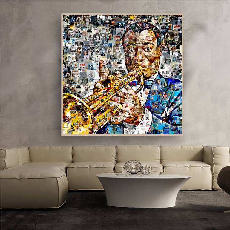 Original Expressionism Music Collage by Alex Loskutov