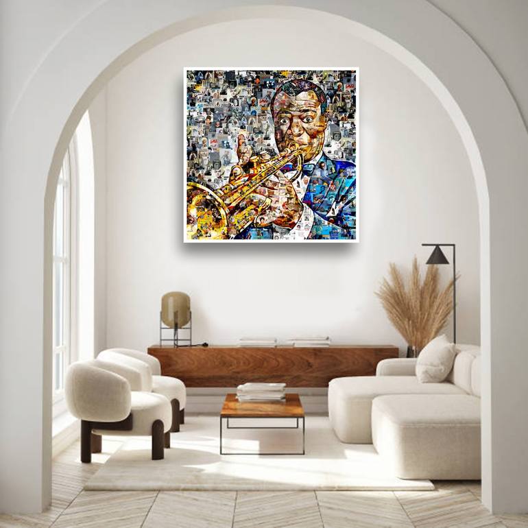 Original Expressionism Music Collage by Alex Loskutov