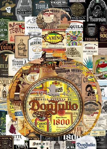 Original Conceptual Food & Drink Collage by Alex Loskutov