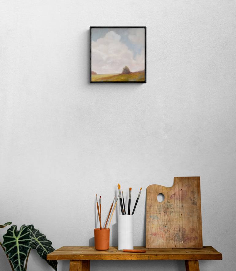 Original Conceptual Landscape Painting by Jessica Davidson