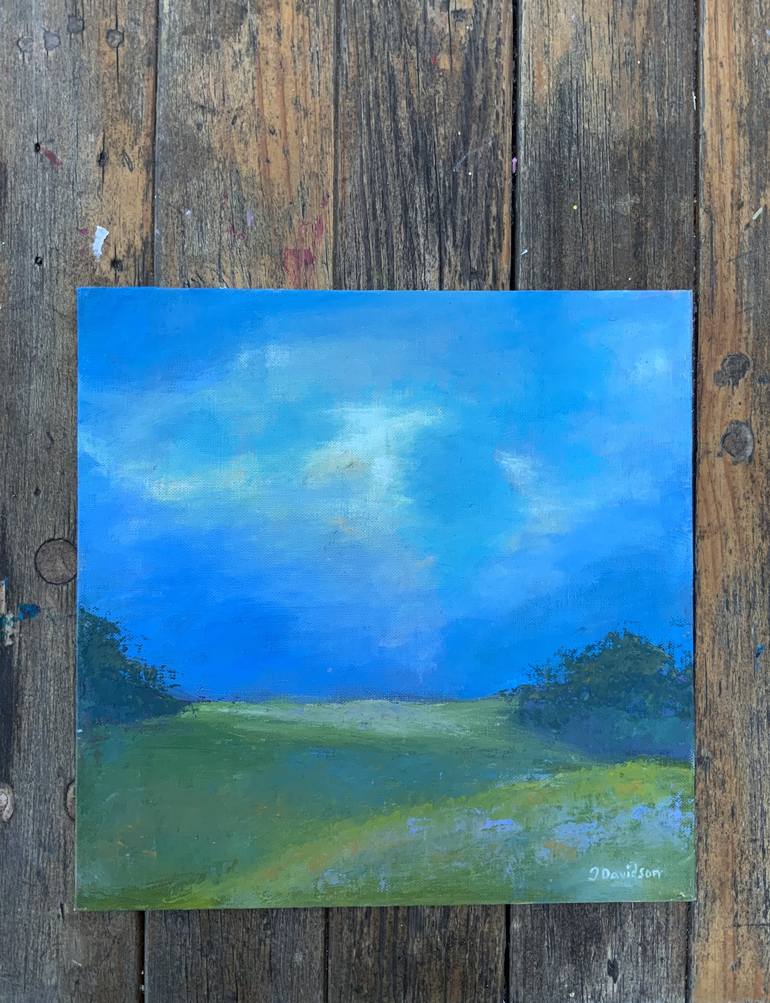 Original Impressionism Landscape Painting by Jessica Davidson