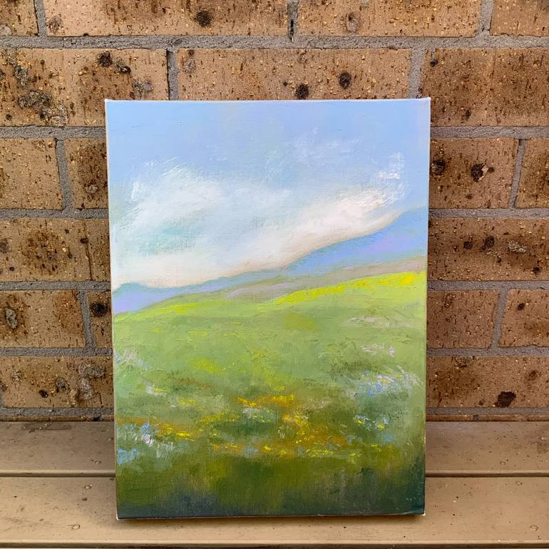 Original Abstract Landscape Painting by Jessica Davidson