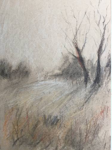 Print of Impressionism Landscape Drawings by Jessica Davidson