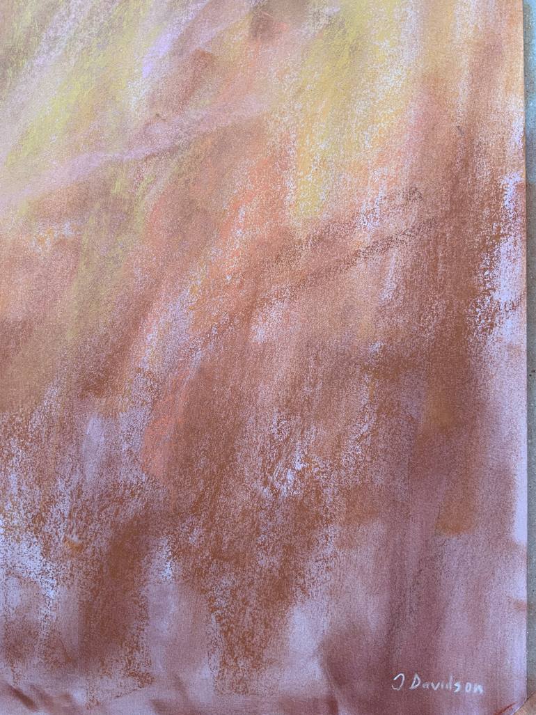 Original Abstract Landscape Drawing by Jessica Davidson