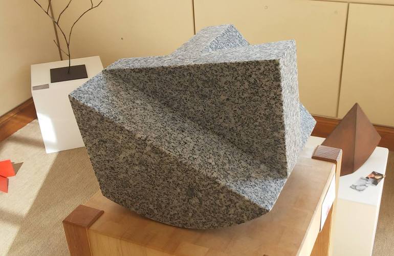 Original Cubism Abstract Sculpture by OSCAR  LAURELIANO AGUIRRE COMENDADOR