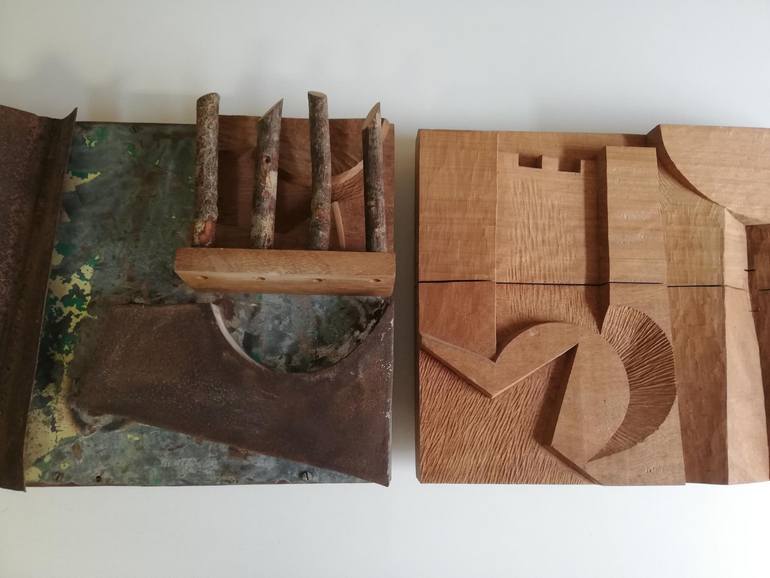 Original Minimalism Architecture Sculpture by Oscar  Laureliano Aguirre Comendador