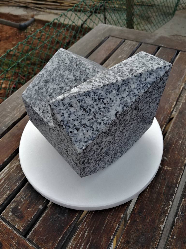 Original Abstract Architecture Sculpture by Oscar  Laureliano Aguirre Comendador