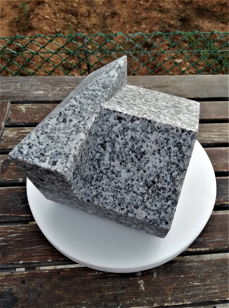 Original Abstract Architecture Sculpture by Oscar  Laureliano Aguirre Comendador