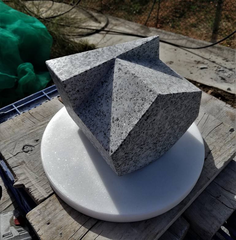 Original Abstract Architecture Sculpture by Oscar  Laureliano Aguirre Comendador