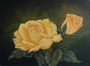 Original Floral Paintings by Valentina Lazdina