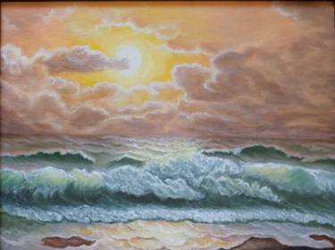 Original Impressionism Seascape Paintings by Valentina Lazdina