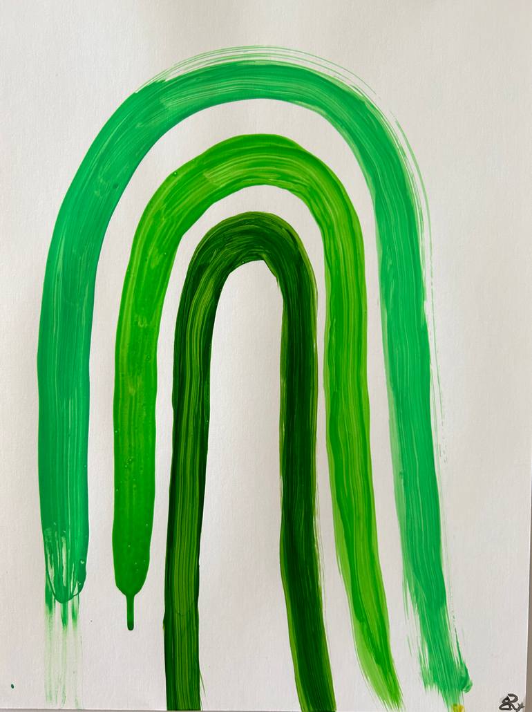 Original Abstract Expressionism Abstract Painting by Elizabeth Raine
