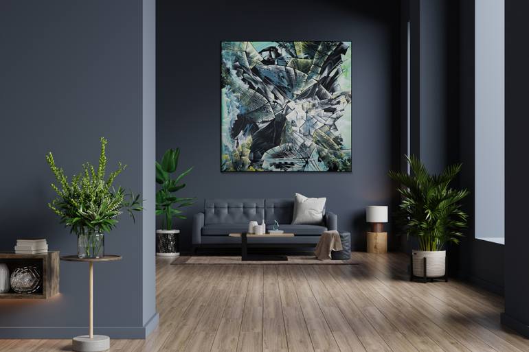 Original Modernism Abstract Painting by Lana Art