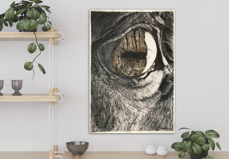Original Figurative Animal Drawing by Sophie Ellen 