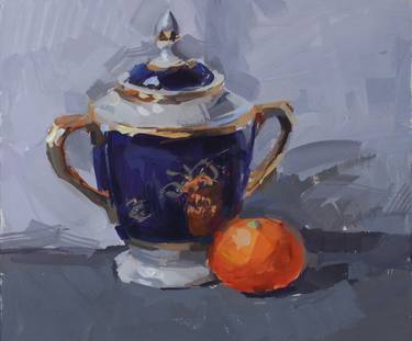 Original Fine Art Still Life Paintings by Irina Tagyrza