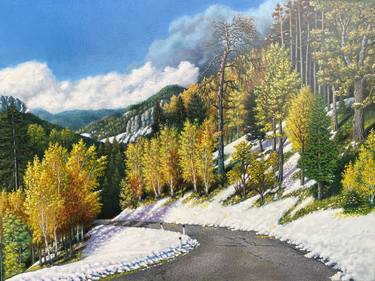 Original Landscape Painting by Serhii Zhyliuk
