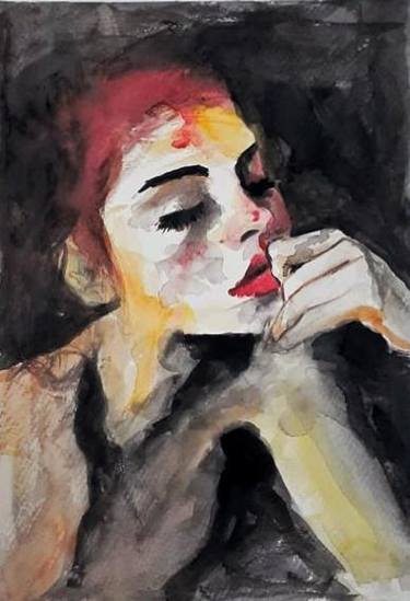 Original Expressionism Women Paintings by Julian Avila